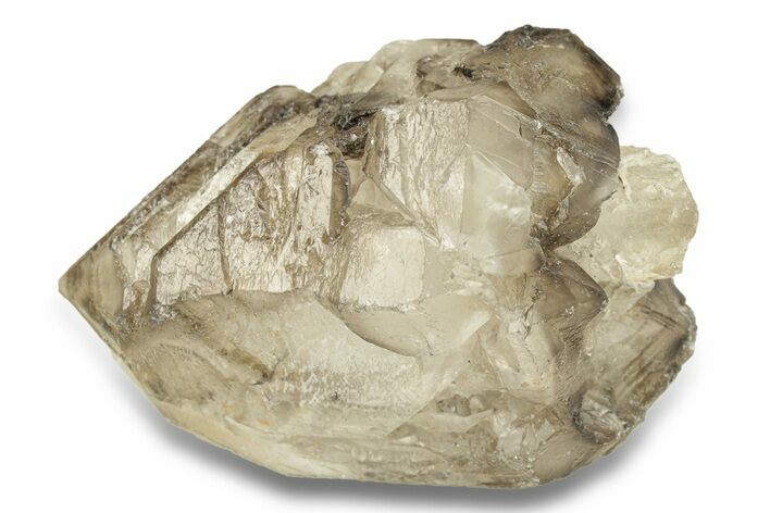 Lustrous Smoky Elestial Quartz - Brazil #256426